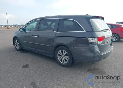 2014 Honda Odyssey Ex-L from USA, damaged, VIN 5FNRL5H69EB011334